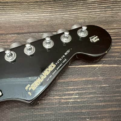 80s FERNANDES FST-90 Stratocaster Neck Black w/Locking Nut image 2