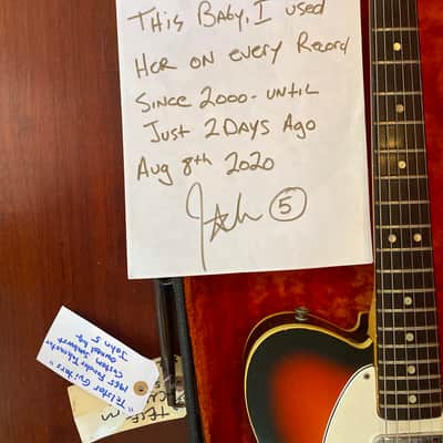 1965 Fender Telecaster Custom Sunburst. From John 5 Collection image 13