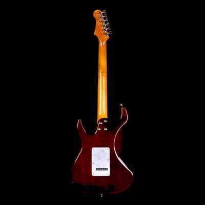 Jet JS-450 TBK 450 Series Basswood Flamed Maple Top Body Canadian Roasted Maple Neck 6-String Electric Guitar image 2