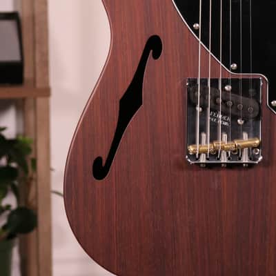 Fender Custom Shop S21 Rosewood Thinline Telecaster Closet Classic - Rosewood AAA Fingerboard, Natural image 4