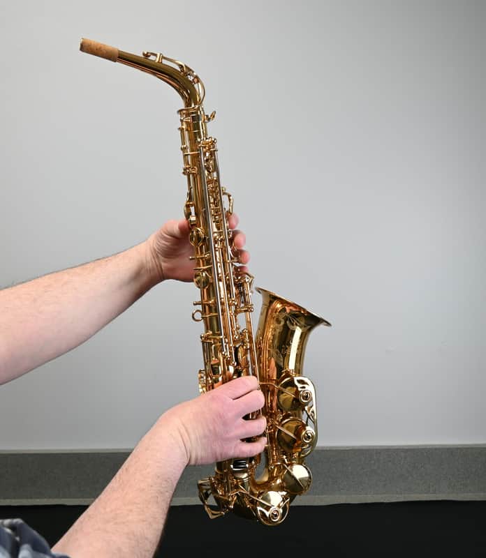 Eastman EAS850 Pro Alto Sax, Rue Saint-Georges, DS Mechanism, High F#, Gold Lacquer Finish image 1