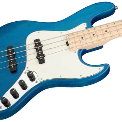 Sadowsky MetroLine 21-Fret Vintage J/J Bass-Swamp Ash Body-4 String-Ocean Blue Transparent Satin image 1