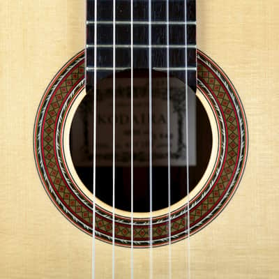 Kodaira AST 100 640 mm Handmade Classical Guitar, Solid Spruce, IRW Japan 2000s (RARE!) image 7