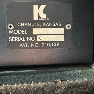 Vintage Kustom V amp bass combo image 2