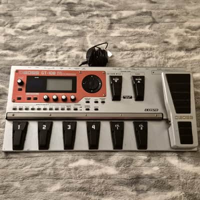 Boss GT-10B Bass Effects Processor with Power Supply - 2008 - 2015 - Silver - Roland Multi Effects / FX Pedal image 1