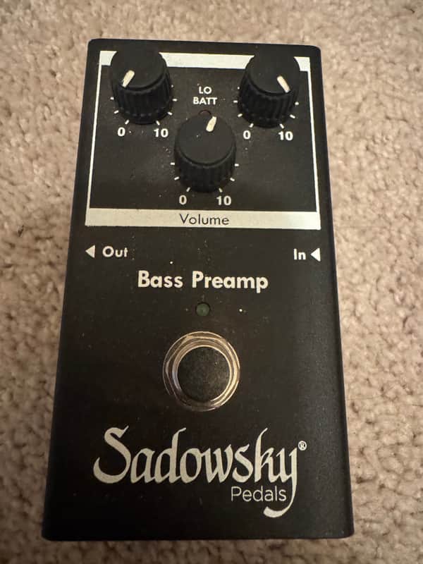 Sadowsky SBP-2 V2 Bass Preamp 2021 - Present - Black image 1