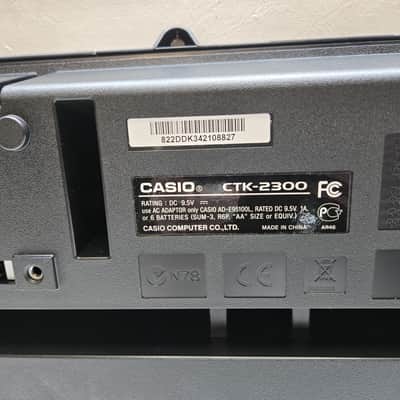 Casio CTK-2300 61-Key Portable Keyboard 2010s - Black image 13