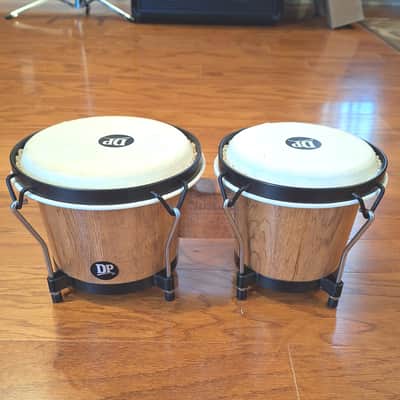 Percussion Lot DP Bongo Bongos Bongoes Shakers Tambourine Clave Cowbell image 4