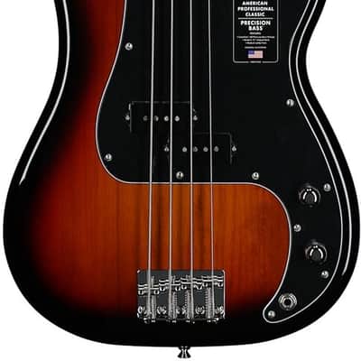 Fender American Professional Classic Precision Electric Bass. Rosewood Fingerboard, 3-Color Sunburst TGF33 image 1