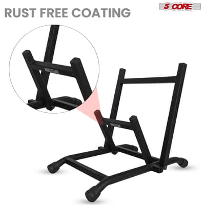 5 Core Amp Stand Heavy Duty Metal Build Adjustable Guitar amplifier Low Profile Folding Collapsible image 5