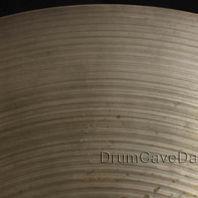 14" VINTAGE ZILDJIAN NEW BEAT HI HAT CYMBALS, HOLLOW LOGO, DEMO VIDEO! image 5