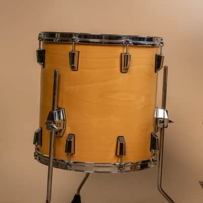 Pearl World Series Natural Satin Drum Set 14x20 8x12 and 14x14 image 3