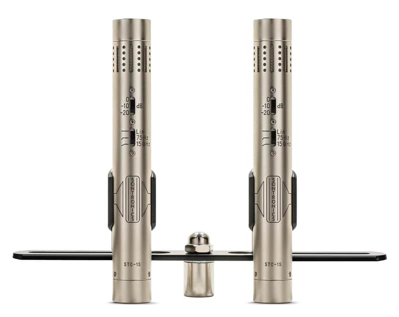Sontronics STC-1S Pencil Condenser Microphone Pair - Silver - Lifetime Microphone Warranty image 1