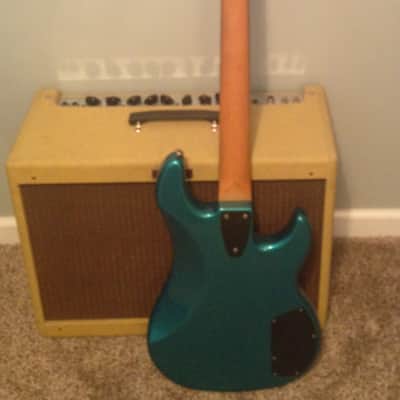 Left Handed 1996 G&L L2000 Bass Emerald USA image 4