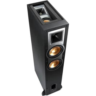 Klipsch Reference R-26FA Floorstanding Speaker, Black, Pair image 7