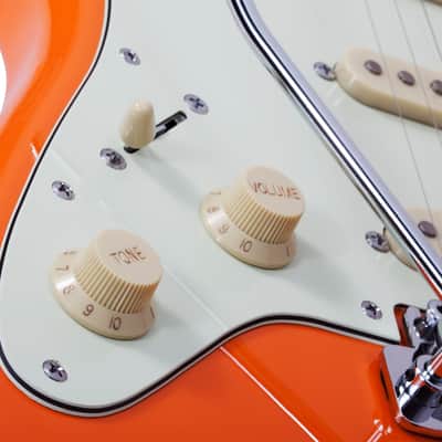 Schecter Nick Johnston Traditional LH Atomic Orange Left-Handed Electric Guitar image 8