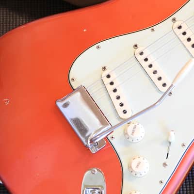 2019 Fender Custom Shop '60 Reissue Stratocaster Electric Guitar Journeyman Relic Candy Apple Red + COA OHSC image 4