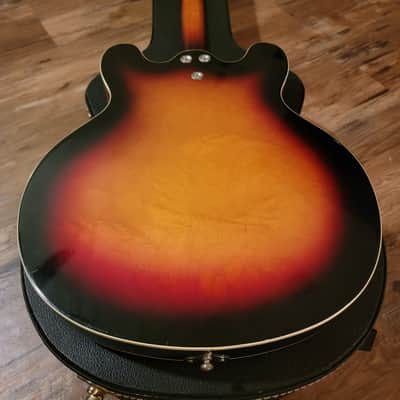1966 Mosrite Celebrity III 12 String 3-12SB Electric Guitar Sunburst All Original W/HSC image 18