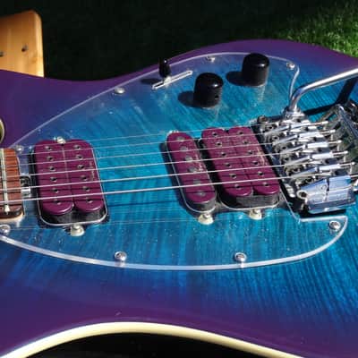 Music Man Steve Morse Y2D Floyd Rose Deep Purple Burst All Complete image 7