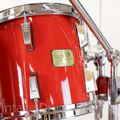 Sonor Signature Heavy Beech – Signal Red – Fully Restored – 10/12/13/14/15/20 image 3