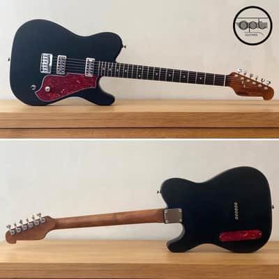 OPT Guitars | Cyfres 2 | T-Style - Dusky Black / Tortoise Shell image 3