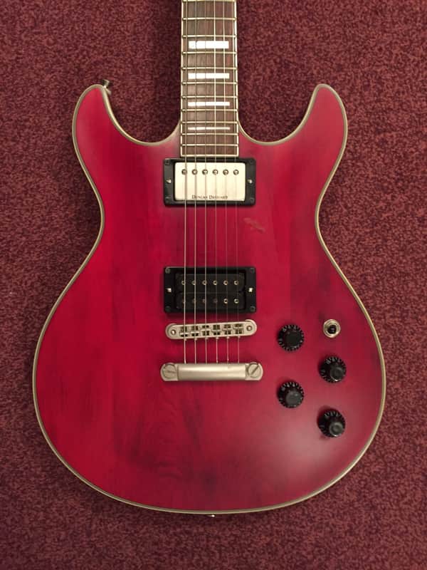 Fender Squier Master Series Esprit Satin Wine Red | Reverb