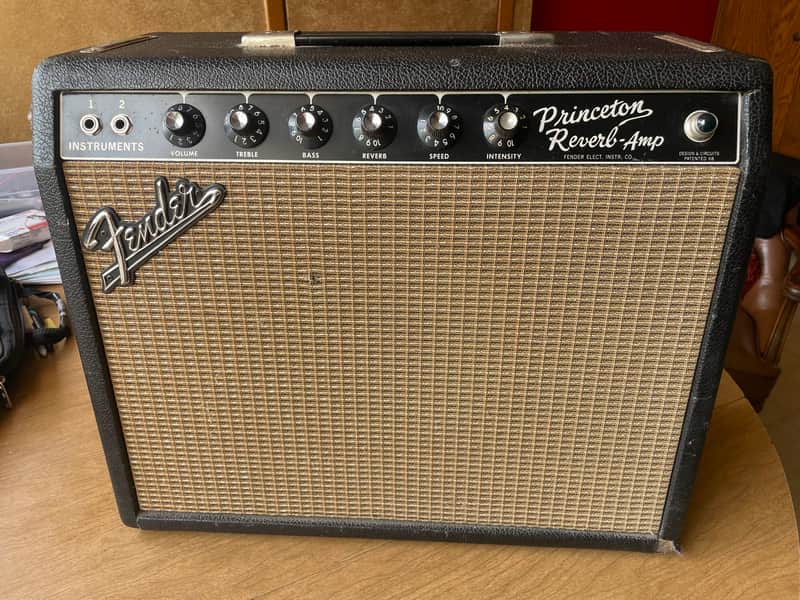 1965 Fender Princeton Reverb 12-Watt 1x10" - Very Good