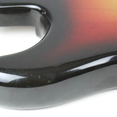 1978 Vintage Fender Stratocaster Sunburst 3-Bolt Hardtail BODY 4.9 lbs STRAT USA 1970s image 17