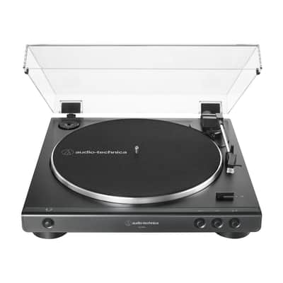 Audio-Technica AT-LP60X-BK -Package- Automatic Belt Drive Turntable Package with Edifier R990BT Bluetooth Speakers image 5
