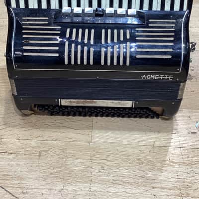 Acmette Accordion Vintage 1960s Black Acmette Accordion 41 keys 1960 - BLACK - #19619 image 10