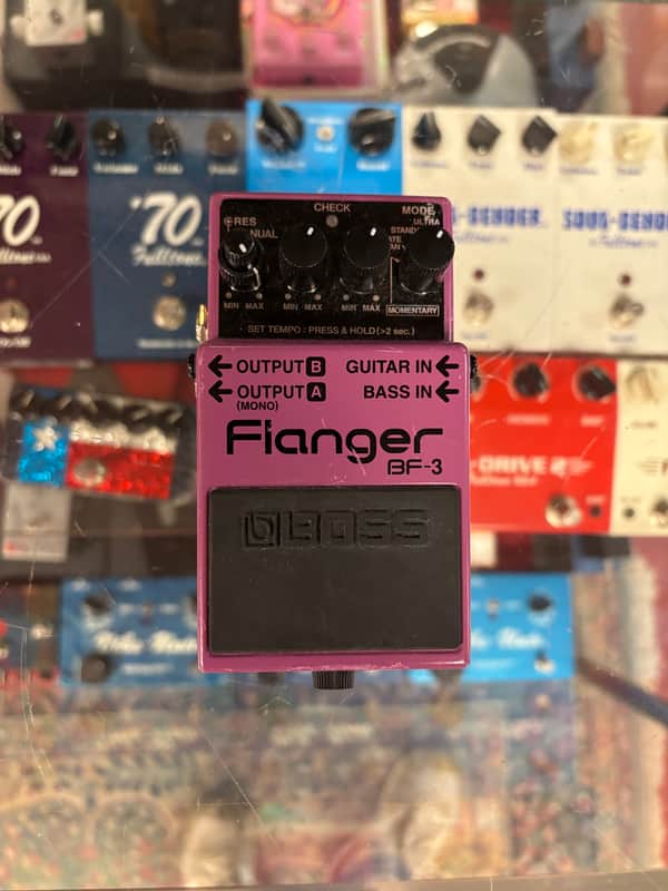 Boss BF-3 Flanger (Dark Gray Label) 2002 - Present - Purple image 1