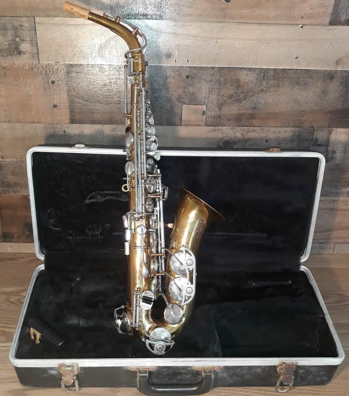 Used Selmer Bundy Eb Alto Saxophone - Yellow Brass With Lacquer Finish image 1