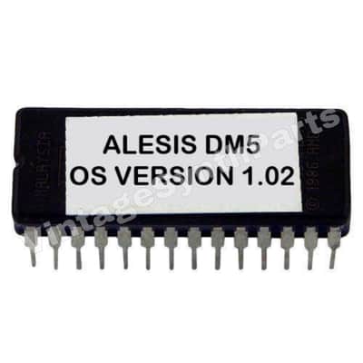 Alesis DM5 firmware OS upgrade: v 1.02 - Final Update Eprom DM-5 Rom Chip