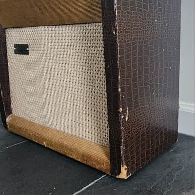 Silvertone Model 1333 Guitar Combo tube amp 1950s - Tweed - RESTORED image 3