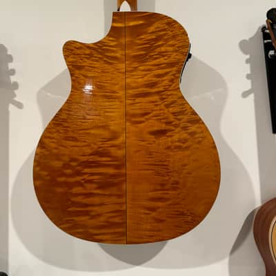 Taylor 614ce - Flame Maple - VINTAGE in Excellent Condition Returned to Perfect Manufacturer Spec under warranty and Pro setup by Elderly Inst image 3