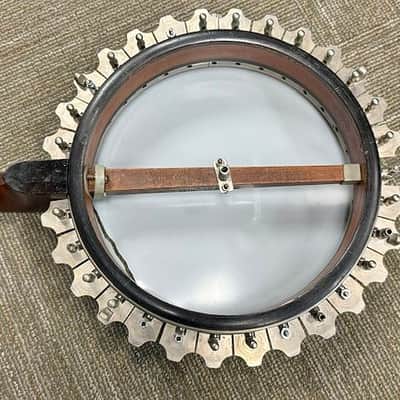 1924, Boston, MA. Made Vega Vegaphone Professional Tenor Banjo, S/N 74533, w/ OHSC, Very Good Condition image 9