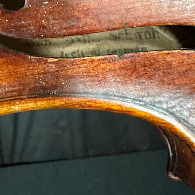 John Baptist Schweitzer Full Size Antique Violin image 6