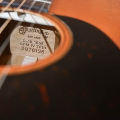 Martin D-18 1955 CFM IV 70th Anniversary Limited Edition — Dreadnought Acoustic Guitar image 4