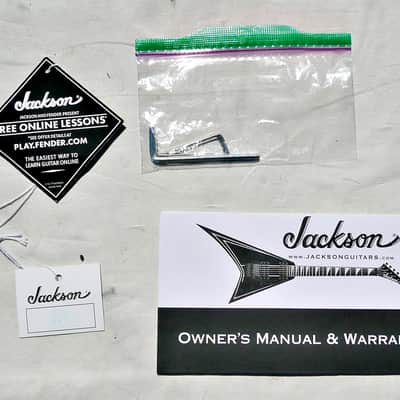 Jackson Rhoads JS32L Left Handed Electric Guitar in Original Box, Packaging, Hang Tags, Owners Manuals and Tremolo Tools - PV MUSIC Guitar Shop Inspected, Setup + Tested - Mint Condition image 4