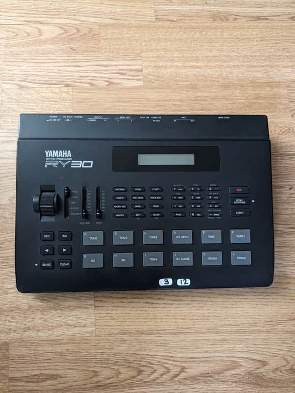 Yamaha RY30 90s Polyphonic Programmable Digital Drum Machine W/ MIDI & Sequencer image 1