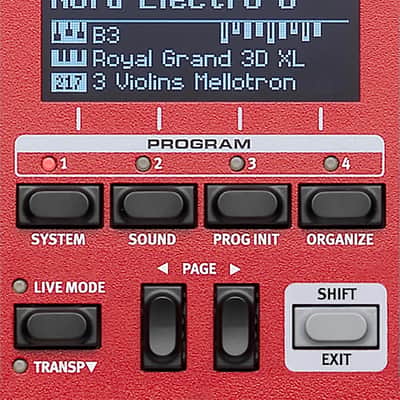 Nord Electro 6D 61-Key Organ/Digital Stage Piano, Red image 4