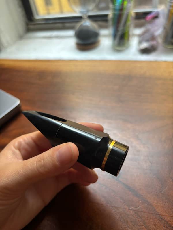 Vandoren V16 Hard Rubber Medium Chamber Alto Saxophone Mouthpiece - A6 image 1