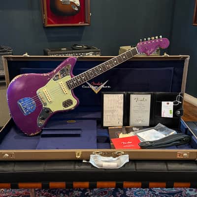 Fender Custom Shop 1965 Jaguar - Aged Purple Metallic image 1