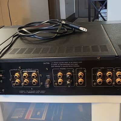 Onkyo Integra M-506RS 1980’s Black/ Walnut image 7