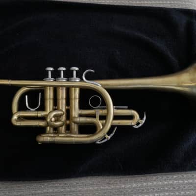 Rat Rod (Combo Yamaha Valves with Conn Bell) Bflat Cornet image 6