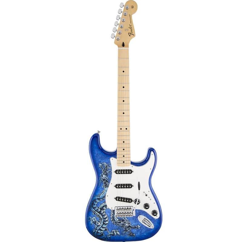アート・デザイン・音楽 Fender Stratocaster Fender Special Edition David Lozeau Art Stratocaster | Reverb Canada