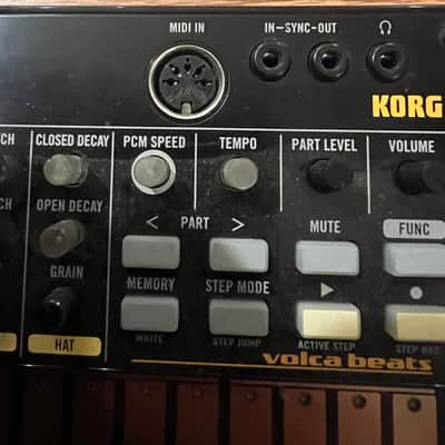 Korg Volca Beats Analog Rhythm Machine 2010s - Black image 5