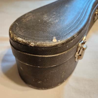 VTG/Antique *Archtop Classical Guitar Case* "Manalo" Spain; Japan? 1900-1970? - Black image 15