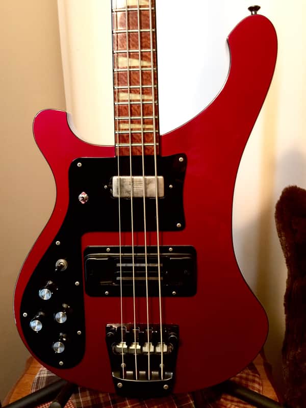 Rickenbacker 4001 Lefty 1975 Candy Apple Red image 1