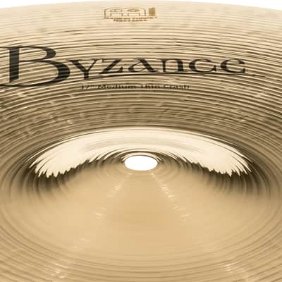 MEINL B17MTC-B Byzance Brilliant Medium Thin Crash 17 Zoll brilliant image 4